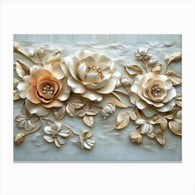 Flower Wall Art 5 Canvas Print