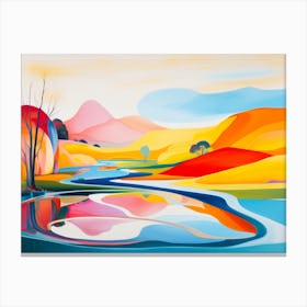 Calming Abstract Canvas Print