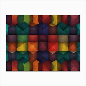 Abstract Geometric Pattern 3 Canvas Print