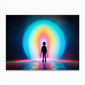 Rainbow Tunnel Canvas Print