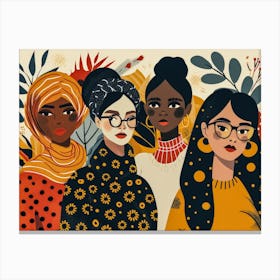 Group Of Women 17 Canvas Print