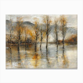 Flooded Trees Canvas Print