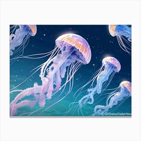 Jellyfish 1 Canvas Print