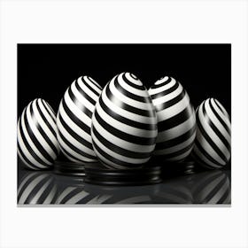 Zig Zag Eggs Canvas Print