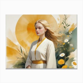 Chinese Girl Canvas Print