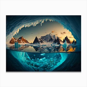 Ice Cave 1 Canvas Print