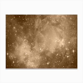 Sandal Galaxy Space Background Canvas Print