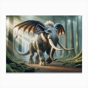 Dragophant Dragon Elephant Canvas Print