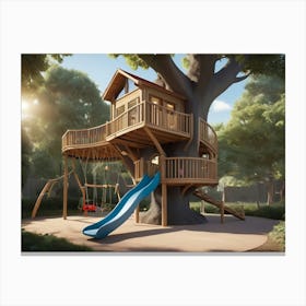 Tree House Canvas Print