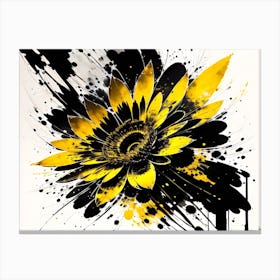 Yellow Sunflower Canvas Print