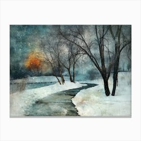 Winters Day In December # 2 Canvas Print