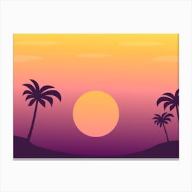 Sunset 6 Canvas Print