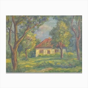 House In The Woods 2 Canvas Print