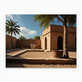 Village In Morocco Canvas Print