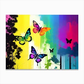 Colorful Butterflies 92 Canvas Print