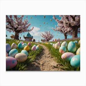 Easter Eggs 8 Canvas Print