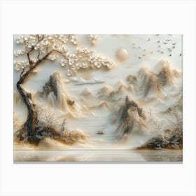 Chinese Landscape 8 Canvas Print