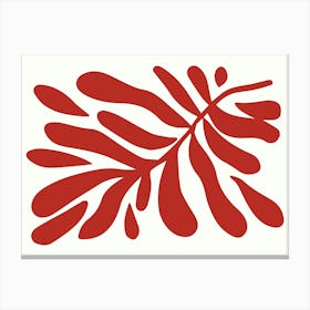 Red Leaf Canvas Print