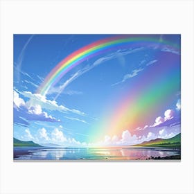 Rainbow In The Sky 13 Canvas Print