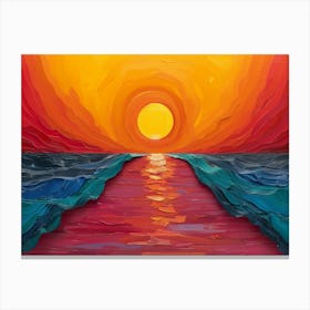 Sunset 4 Canvas Print
