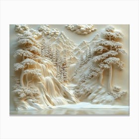 Beautiful 3d Landscapes 1 Canvas Print