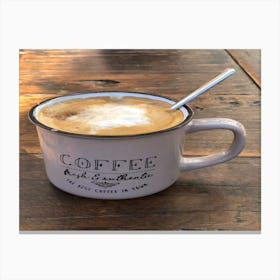 A Relaxing Cup Canvas Print