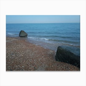 Rocks on a Beach 1 Canvas Print