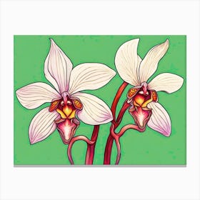 Exotic Orchids Canvas Print