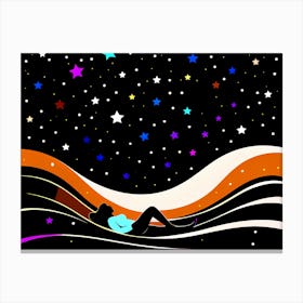 Dreams vector art Canvas Print