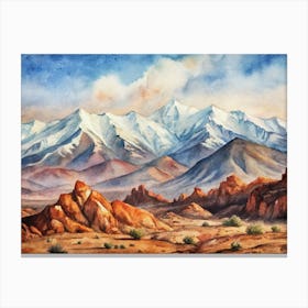 Nevada Mountains Canvas Print