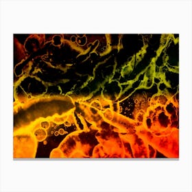 Modern Abstraction Is Yellow Canvas Print