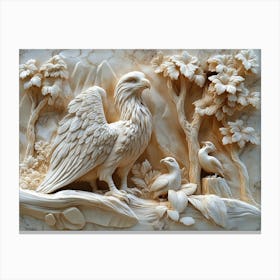 Beautiful Animal 3d 1 Canvas Print