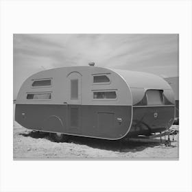 Trailers At The Fsa (Farm Security Administration) Camp For Defense Workers, San Diego, California By Canvas Print