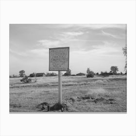 Untitled Photo, Possibly Related To Sign At Angelus City, California, Boom Town Near Shasta Dam By Russell Lee Canvas Print