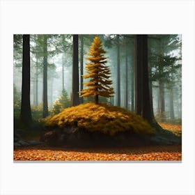 Tree In The Forest 3 Canvas Print