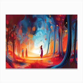 Smooth Forest - Forest Dwelling Canvas Print