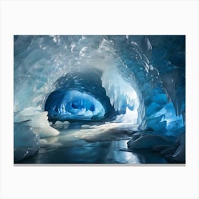 Ice Cave Paintings Art Print 2 Canvas Print