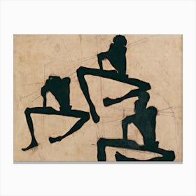 Three Dancers Canvas Print