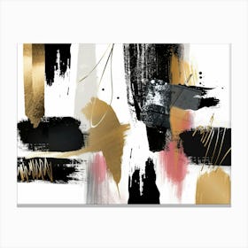 Abstract Brushstrokes Canvas Print 28 Canvas Print