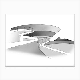 Museo Contemporáneo Niteroi Canvas Print