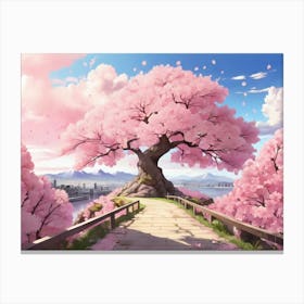 Sakura Tree Canvas Print