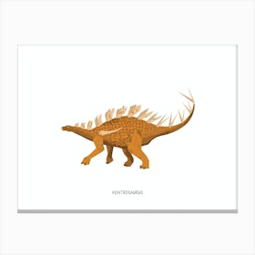 Kentrosaurus Canvas Print