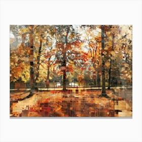 Autumn Park Canvas Print