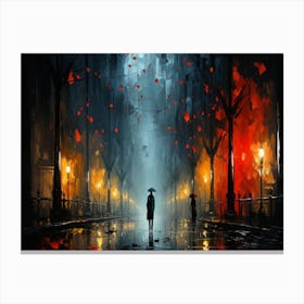 Night In The City Canvas Print