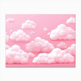 Pink Clouds Canvas Print