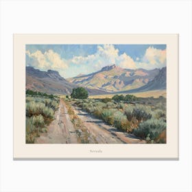 Western Landscapes Nevada 3 Poster Canvas Print