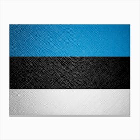 Estonia Flag Canvas Print