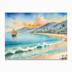 The Nha Trang Beach Canvas Print