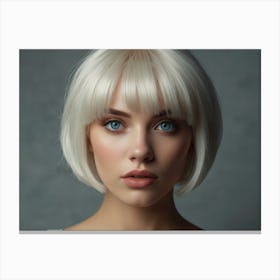 Blond Bob 1 Canvas Print