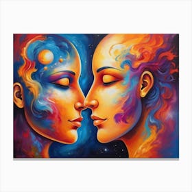 Two Women 1 Canvas Print